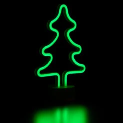 11" Green Christmas Tree LED Neon Style Table Sign 9 11" Green Christmas Tree LED Neon Style Table Sign -Christmas Decoration Store northlight fm26621 1 16744.1667488289