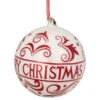 6" Red And White Merry Christmas Glass Ball Ornament 1 6" Red And White Merry Christmas Glass Ball Ornament -Christmas Decoration Store northlight gb28223 17981.1669835679