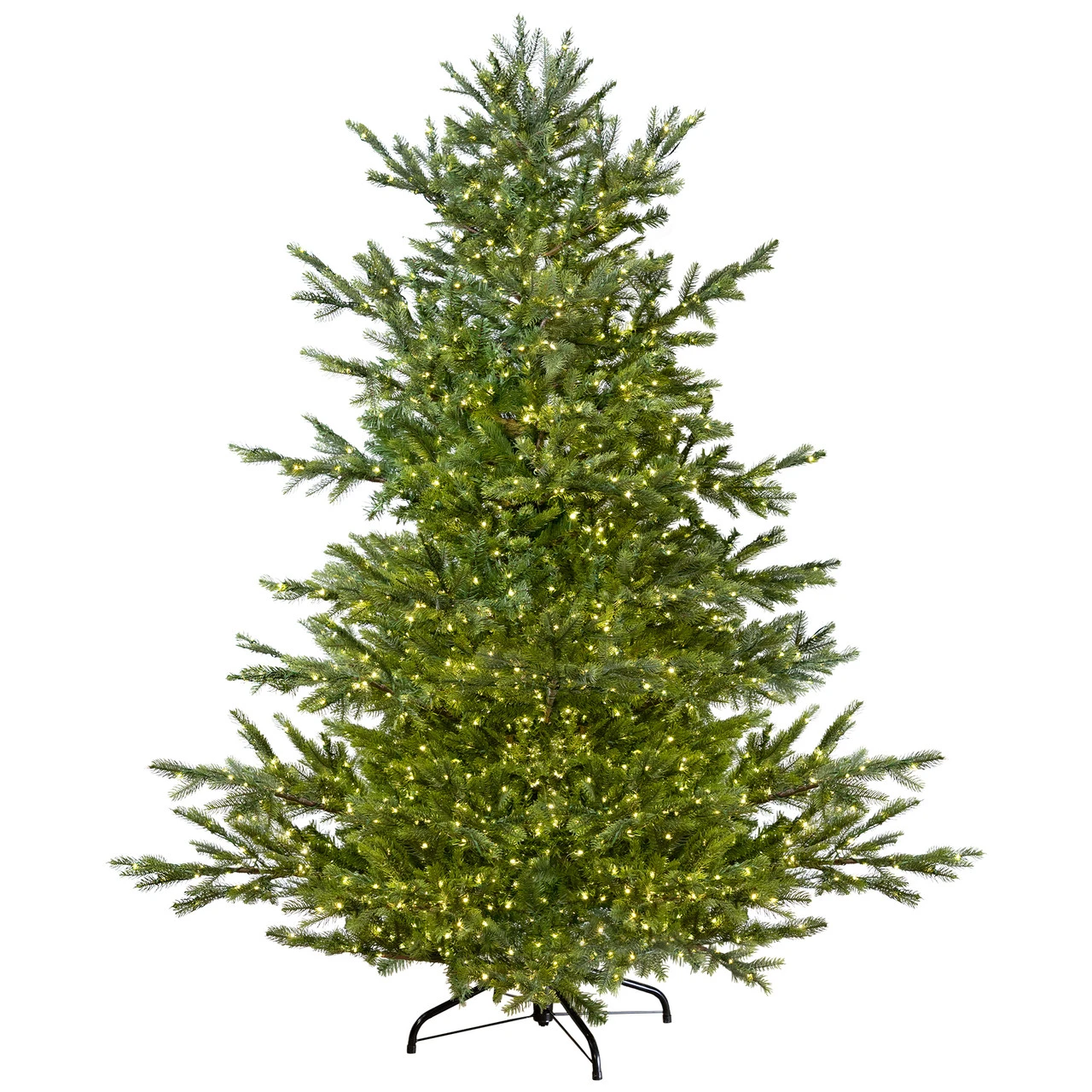 6.5' Pre-Lit Full Oregon Noble Fir Artificial Christmas Tree - Warm White LED Lights 4 6.5' Pre-Lit Full Oregon Noble Fir Artificial Christmas Tree - Warm White LED Lights - Image 2