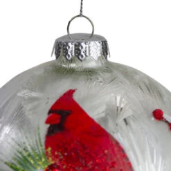 4.5" Red Cardinals And Pine Cones Glass Christmas Ornament 7 4.5" Red Cardinals And Pine Cones Glass Christmas Ornament -Christmas Decoration Store northlight gb90502 2 17930.1667528777