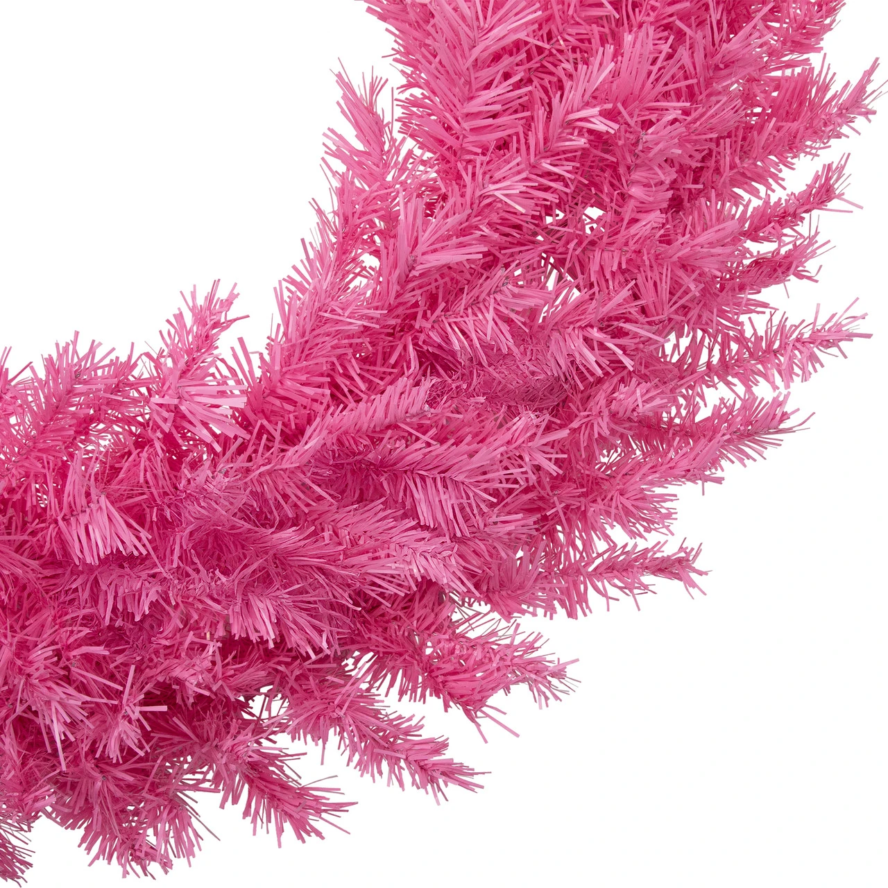 36" Pink Spruce Artificial Christmas Wreath, Unlit 5 36" Pink Spruce Artificial Christmas Wreath, Unlit - Image 3