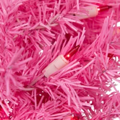 24" Pre-Lit Pink Spruce Artificial Christmas Wreath, Pink Lights 9 24" Pre-Lit Pink Spruce Artificial Christmas Wreath, Pink Lights -Christmas Decoration Store northlight gb91008 2 68724.1667530423