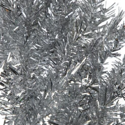 36" Silver Tinsel Artificial Christmas Wreath, Unlit 9 36" Silver Tinsel Artificial Christmas Wreath, Unlit -Christmas Decoration Store northlight gb91009 1 28984.1667573277