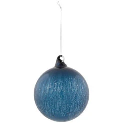 4.75" Blue Clear Glass Christmas Ball Ornament -Christmas Decoration Store northlight gb94383 sample 2 29768.1670623765