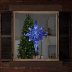 24" Color Changing Blue And White LED Bethlehem Star Hanging Christmas Decoration 10 24" Color Changing Blue And White LED Bethlehem Star Hanging Christmas Decoration -Christmas Decoration Store northlight gv94137 1 37395.1682111712