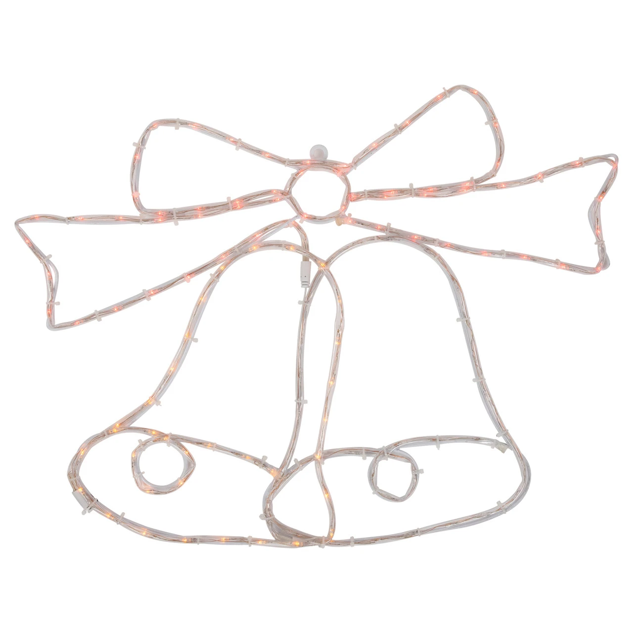 23" LED Lighted Bow 4 Function Christmas Window Silhouette 4 23" LED Lighted Bow 4 Function Christmas Window Silhouette - Image 2