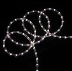 288' Pure White LED Commercial Grade Outdoor Christmas Rope Lights