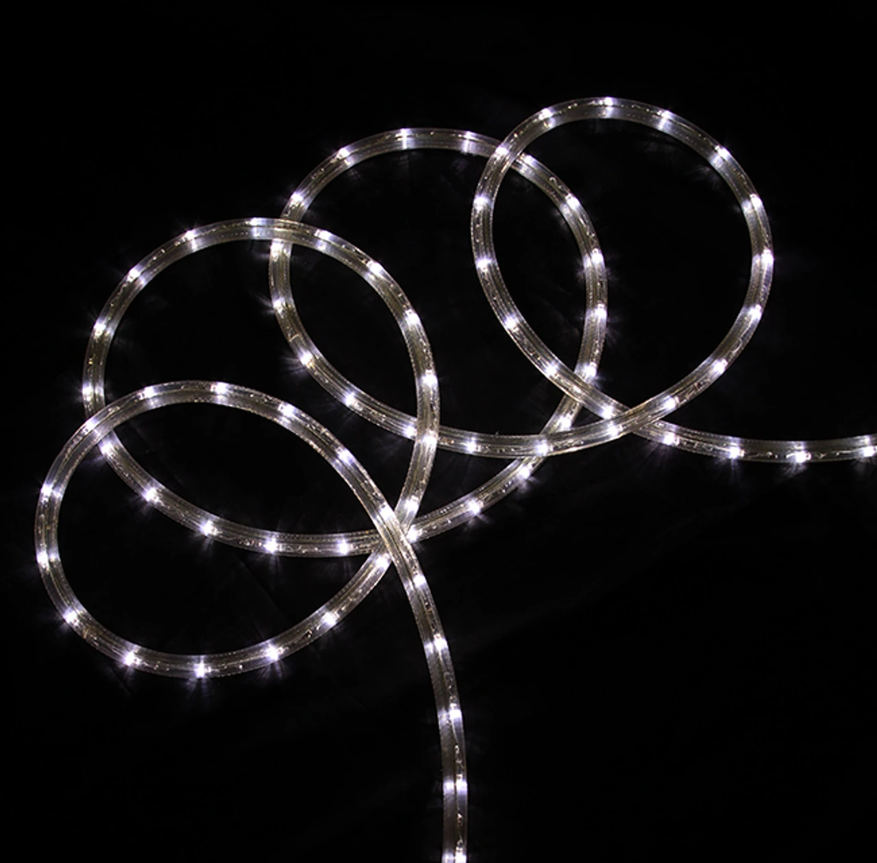 288' Pure White LED Commercial Grade Outdoor Christmas Rope Lights 3 288' Pure White LED Commercial Grade Outdoor Christmas Rope Lights