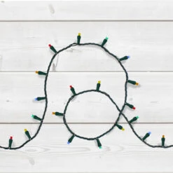 200 Multi-Color LED Wide Angle Christmas Lights, 49ft Green Wire 7 200 Multi-Color LED Wide Angle Christmas Lights, 49ft Green Wire -Christmas Decoration Store northlight ha28704 plug 39700.1667528721