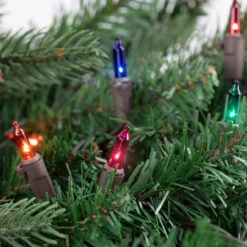 100ct Multi-Color Mini Christmas Lights - 35ft, Brown Wire 8 100ct Multi-Color Mini Christmas Lights - 35ft, Brown Wire -Christmas Decoration Store northlight ha91218 styled202 80927.1683296036