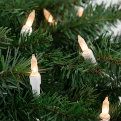 100 Count Frosted Clear Mini Christmas Lights, 49.6 Ft White Wire 9 100 Count Frosted Clear Mini Christmas Lights, 49.6 Ft White Wire -Christmas Decoration Store northlight ha91221 styled202 47176.1678117574