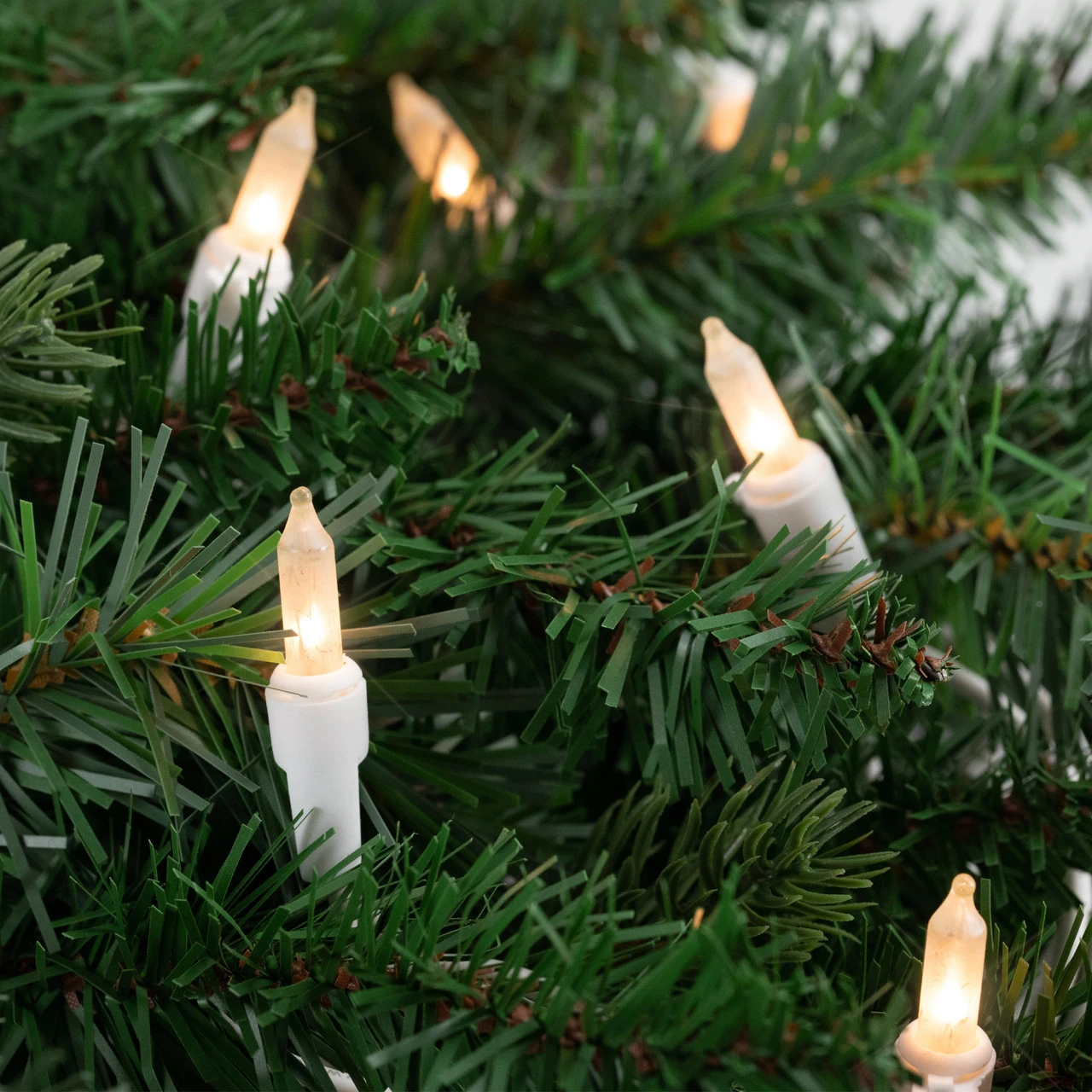 100 Count Frosted Clear Mini Christmas Lights, 49.6 Ft White Wire 5 100 Count Frosted Clear Mini Christmas Lights, 49.6 Ft White Wire - Image 3