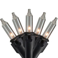 100 Count Clear Mini Icicle Christmas Lights - 3.5 Ft Black Wire 10 100 Count Clear Mini Icicle Christmas Lights - 3.5 Ft Black Wire -Christmas Decoration Store northlight ha91225 1 sample 80796.1667572261