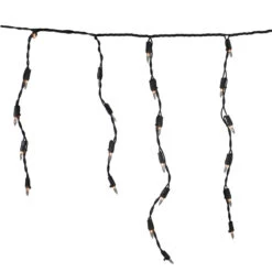 100 Count Clear Mini Icicle Christmas Lights - 3.5 Ft Black Wire 9 100 Count Clear Mini Icicle Christmas Lights - 3.5 Ft Black Wire -Christmas Decoration Store northlight ha91225 layered 56650.1667572261