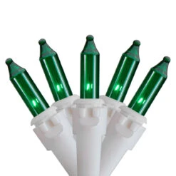 100 Count Green Mini Icicle Christmas Lights - 3.5 Ft White Wire 10 100 Count Green Mini Icicle Christmas Lights - 3.5 Ft White Wire -Christmas Decoration Store northlight ha91229 1 sample 22177.1667642874
