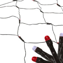 2' X 8' Red And White LED Tree Trunk Wrap Christmas Lights, Brown Wire -Christmas Decoration Store northlight ha91279 3 83971.1683818535