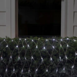 2' X 8' Pure White LED Wide Angle Net Style Column Wrap Christmas Lights, White Wire 9 2' X 8' Pure White LED Wide Angle Net Style Column Wrap Christmas Lights, White Wire -Christmas Decoration Store northlight ha92026 2 73197.1667569755