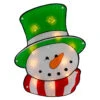 15.75" Lighted Holographic Snowman Christmas Window Silhouette 2 15.75" Lighted Holographic Snowman Christmas Window Silhouette -Christmas Decoration Store northlight ha92190 1 13948.1667573117