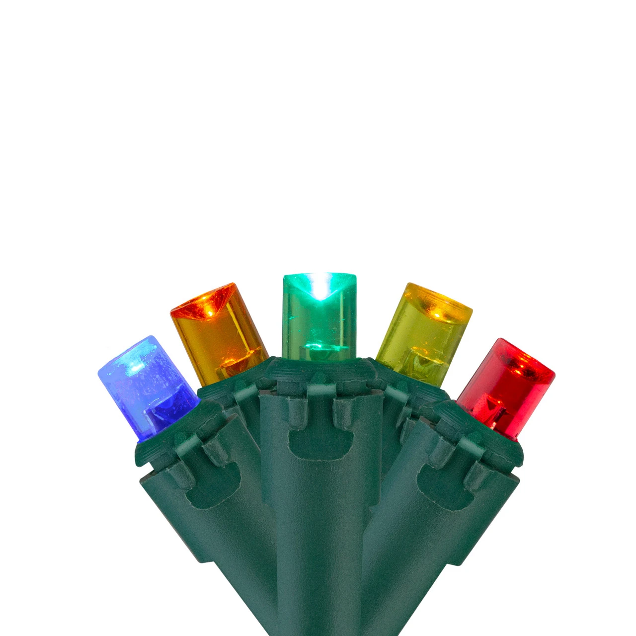 200 Multi-Color LED Wide Angle Christmas Lights, 49ft Green Wire 3 200 Multi-Color LED Wide Angle Christmas Lights, 49ft Green Wire