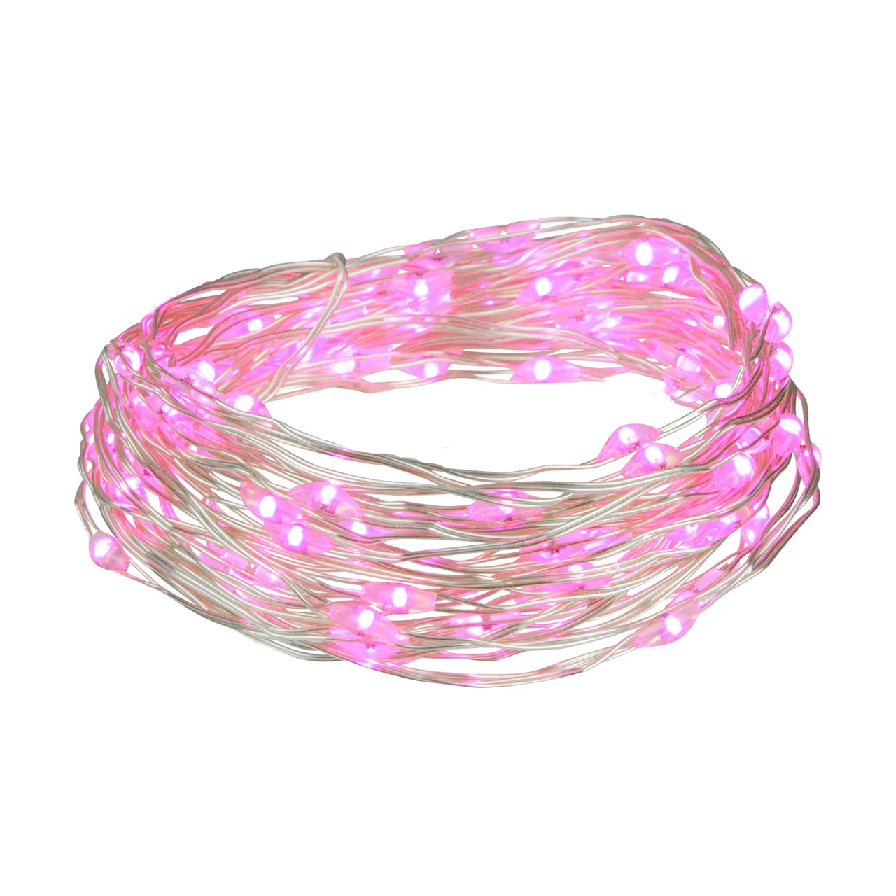 100ct Pink LED Micro Fairy Lights, 16ft Copper Wire 4 100ct Pink LED Micro Fairy Lights, 16ft Copper Wire - Image 2