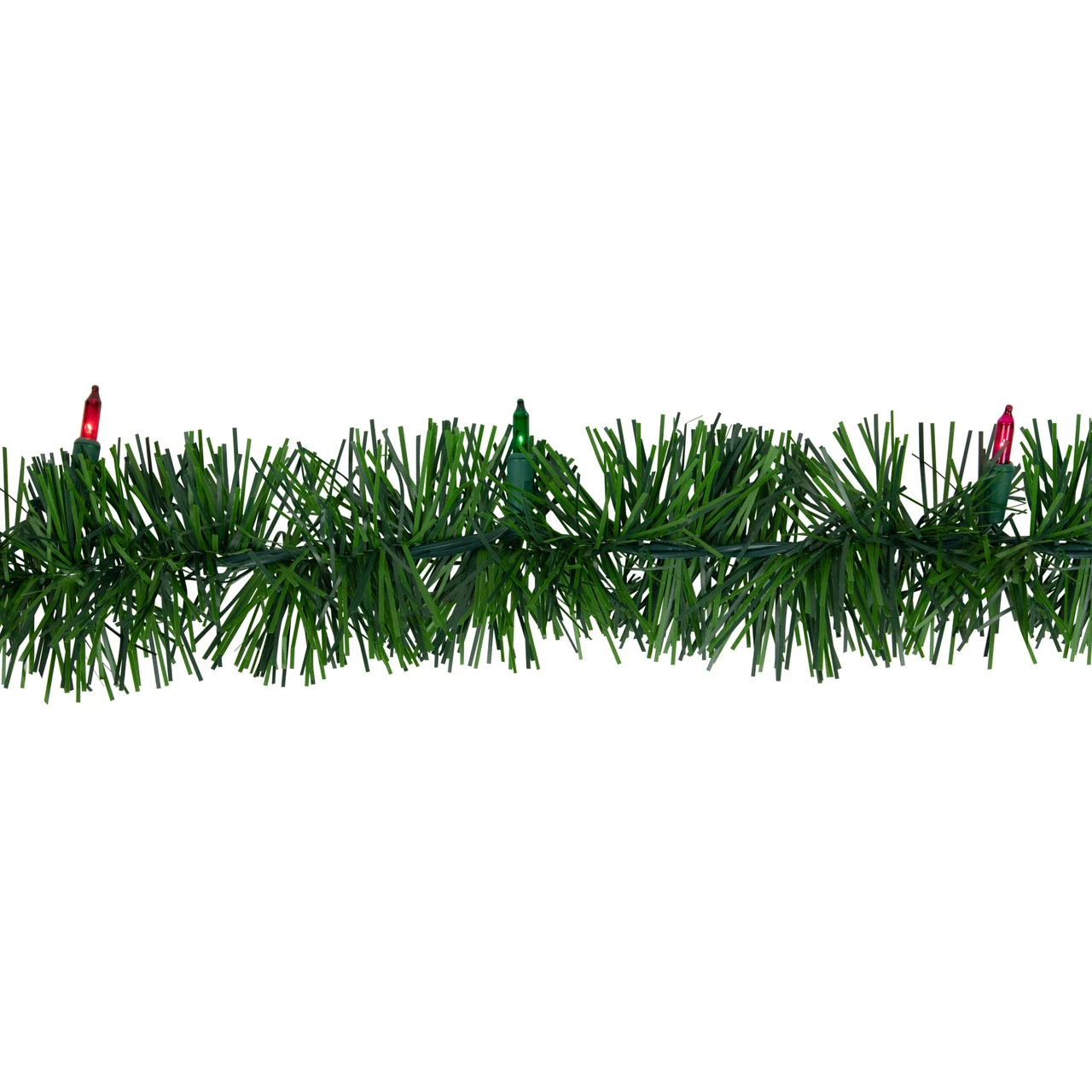 18' Pre-Lit Pine Two-tone Artificial Christmas Garland - Multicolor Lights 6 18' Pre-Lit Pine Two-tone Artificial Christmas Garland - Multicolor Lights - Image 4