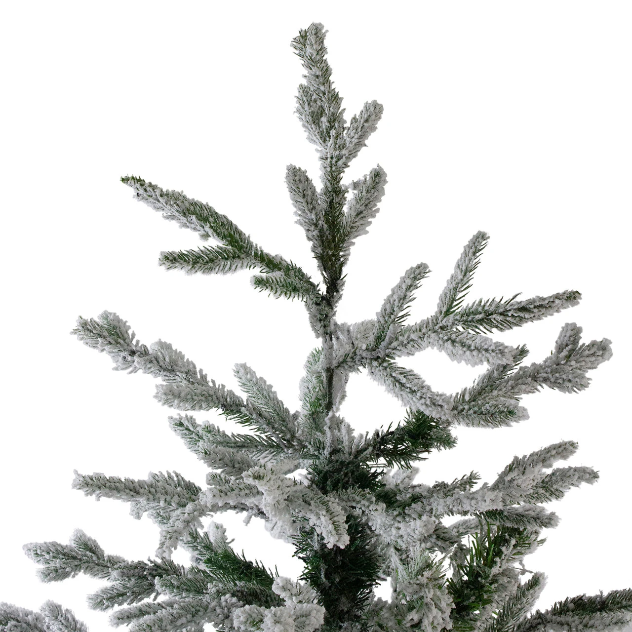 6.5' Flocked Winfield Fir Artificial Christmas Tree - Unlit 7 6.5' Flocked Winfield Fir Artificial Christmas Tree - Unlit - Image 5
