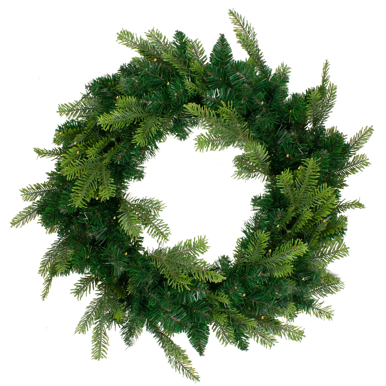 Pre-Lit Woodcrest Pine Artificial Christmas Wreath - 36-Inch, Clear Lights 3 Pre-Lit Woodcrest Pine Artificial Christmas Wreath - 36-Inch, Clear Lights
