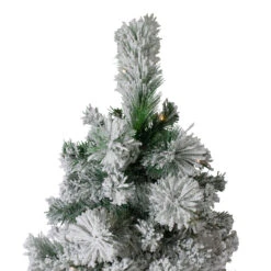 7.5' Pre-Lit Flocked Somerset Spruce Artificial Christmas Tree - Clear Lights 9 7.5' Pre-Lit Flocked Somerset Spruce Artificial Christmas Tree - Clear Lights -Christmas Decoration Store northlight hb27113 2 35080.1667623638