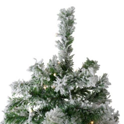7.5' Pre-Lit Medium Flocked Winter Park Fir Artificial Christmas Tree - Warm Clear LED Lights 11 7.5' Pre-Lit Medium Flocked Winter Park Fir Artificial Christmas Tree - Warm Clear LED Lights -Christmas Decoration Store northlight hb27124 3 95237.1667530008
