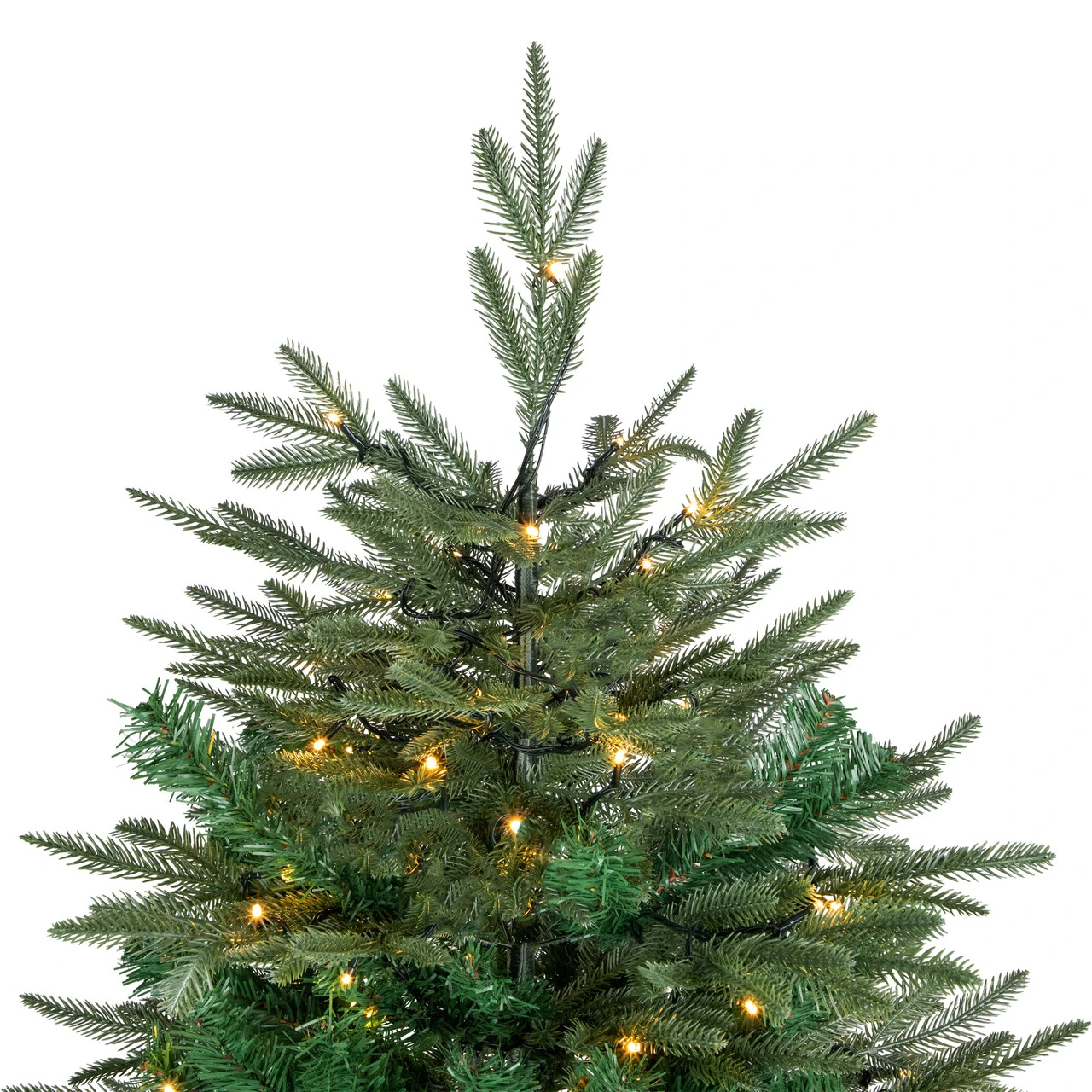 7.5' Pre-Lit Hudson Fir Artificial Christmas Tree, Warm White LED Lights 6 7.5' Pre-Lit Hudson Fir Artificial Christmas Tree, Warm White LED Lights - Image 4