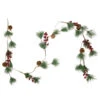 6.5' Pre-Lit Pine And Berry Artificial Christmas Garland, Warm White LED Lights 2 6.5' Pre-Lit Pine And Berry Artificial Christmas Garland, Warm White LED Lights -Christmas Decoration Store northlight hc94495 1 06707.1667530954