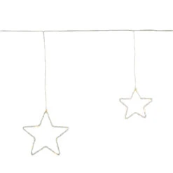 LED Lighted Stars Christmas Garland, 4ft, Warm White Lights 7 LED Lighted Stars Christmas Garland, 4ft, Warm White Lights -Christmas Decoration Store northlight hc94499 2 98559.1668626407
