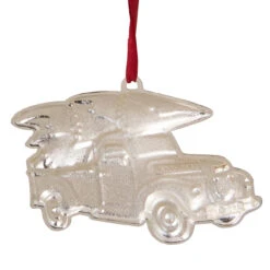 3.5" Red And Silver Country Pick Up Truck With European Crystals Christmas Ornament 9 3.5" Red And Silver Country Pick Up Truck With European Crystals Christmas Ornament -Christmas Decoration Store northlight hd28237 1 53973.1667655216