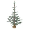 3' Snow Covered Slim Pine Artificial Christmas Tree With Jute Base - Unlit 2 3' Snow Covered Slim Pine Artificial Christmas Tree With Jute Base - Unlit -Christmas Decoration Store northlight hn89325 32267.1667535663