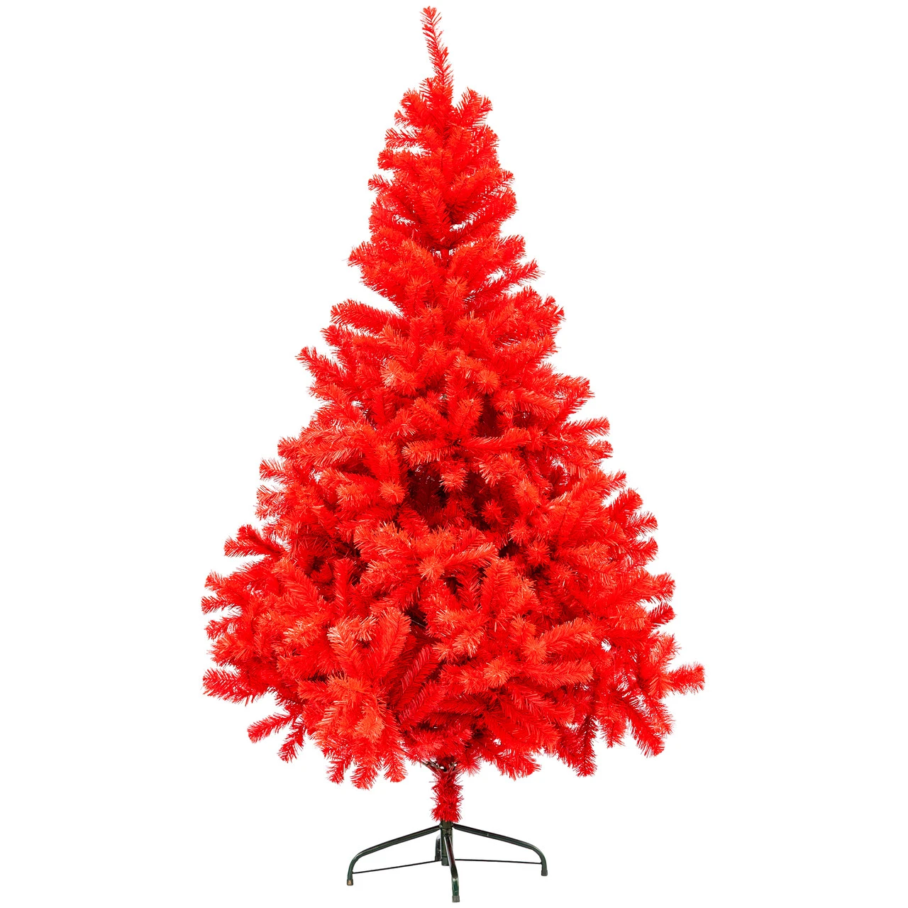 6' Scarlett Red Pine Artificial Christmas Tree, Unlit 3 6' Scarlett Red Pine Artificial Christmas Tree, Unlit