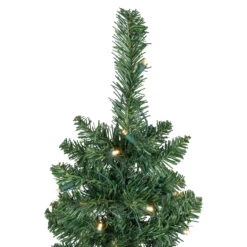 6' Pre-Lit Northern Balsam Fir Pencil Artificial Christmas Tree, Warm Clear LED Lights 12 6' Pre-Lit Northern Balsam Fir Pencil Artificial Christmas Tree, Warm Clear LED Lights -Christmas Decoration Store northlight j00067 4 66083.1684955844