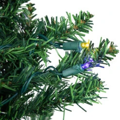 6' Pre-Lit Pencil Northern Balsam Fir Artificial Christmas Tree, Multi LED Lights 11 6' Pre-Lit Pencil Northern Balsam Fir Artificial Christmas Tree, Multi LED Lights -Christmas Decoration Store northlight j00068 04 78283.1687966233