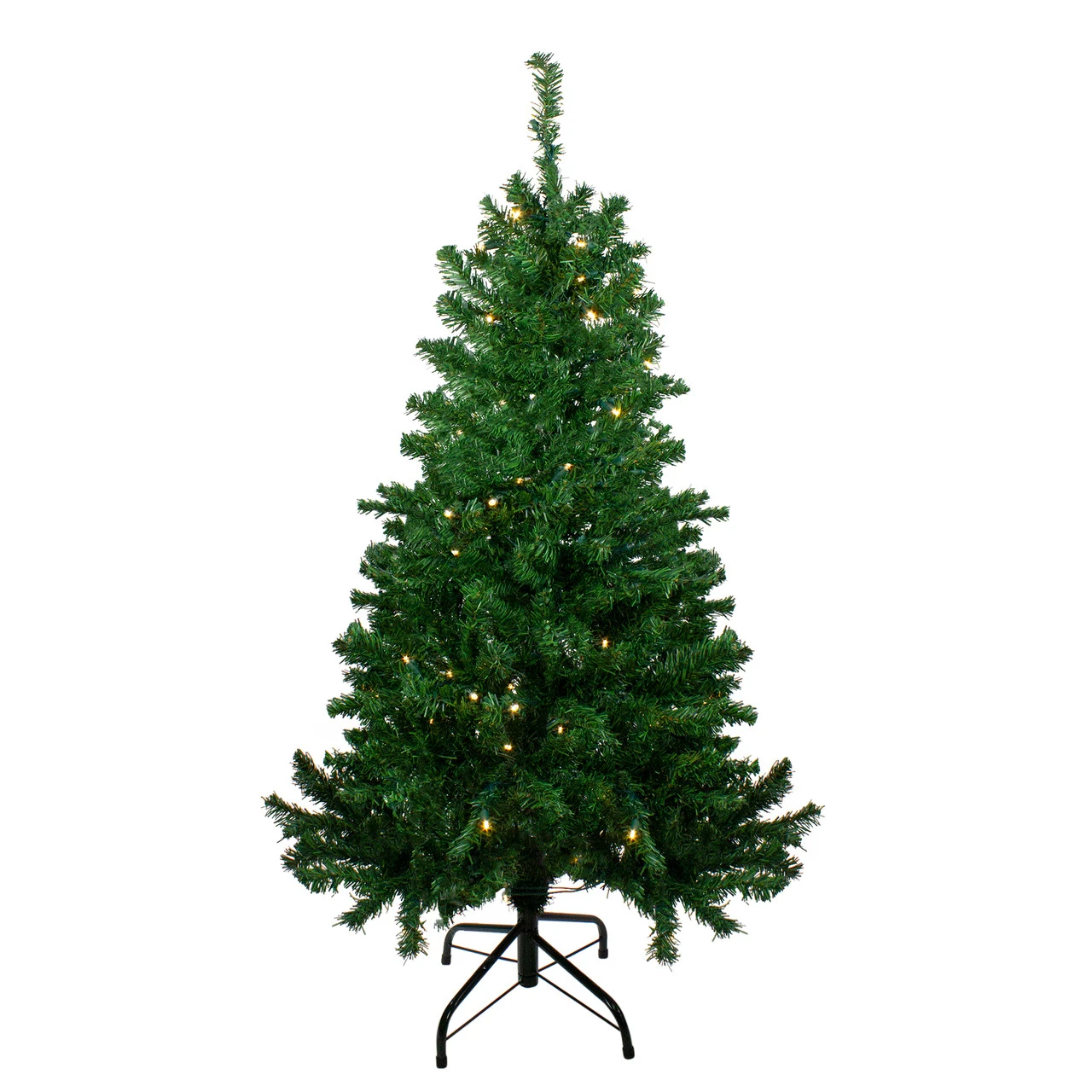 4' Pre-Lit Mixed Classic Pine Medium Artificial Christmas Tree - Warm Clear LED Lights 4 4' Pre-Lit Mixed Classic Pine Medium Artificial Christmas Tree - Warm Clear LED Lights - Image 2
