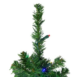 4' Pre-Lit Mixed Classic Pine Medium Artificial Christmas Tree - Multi LED Lights -Christmas Decoration Store northlight j00077 3 59020.1667659913
