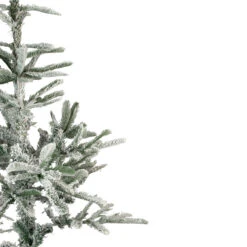 7.5' Slim Flocked Nordmann Fir Artificial Christmas Tree - Unlit 9 7.5' Slim Flocked Nordmann Fir Artificial Christmas Tree - Unlit -Christmas Decoration Store northlight j00089 3 07717.1667580515
