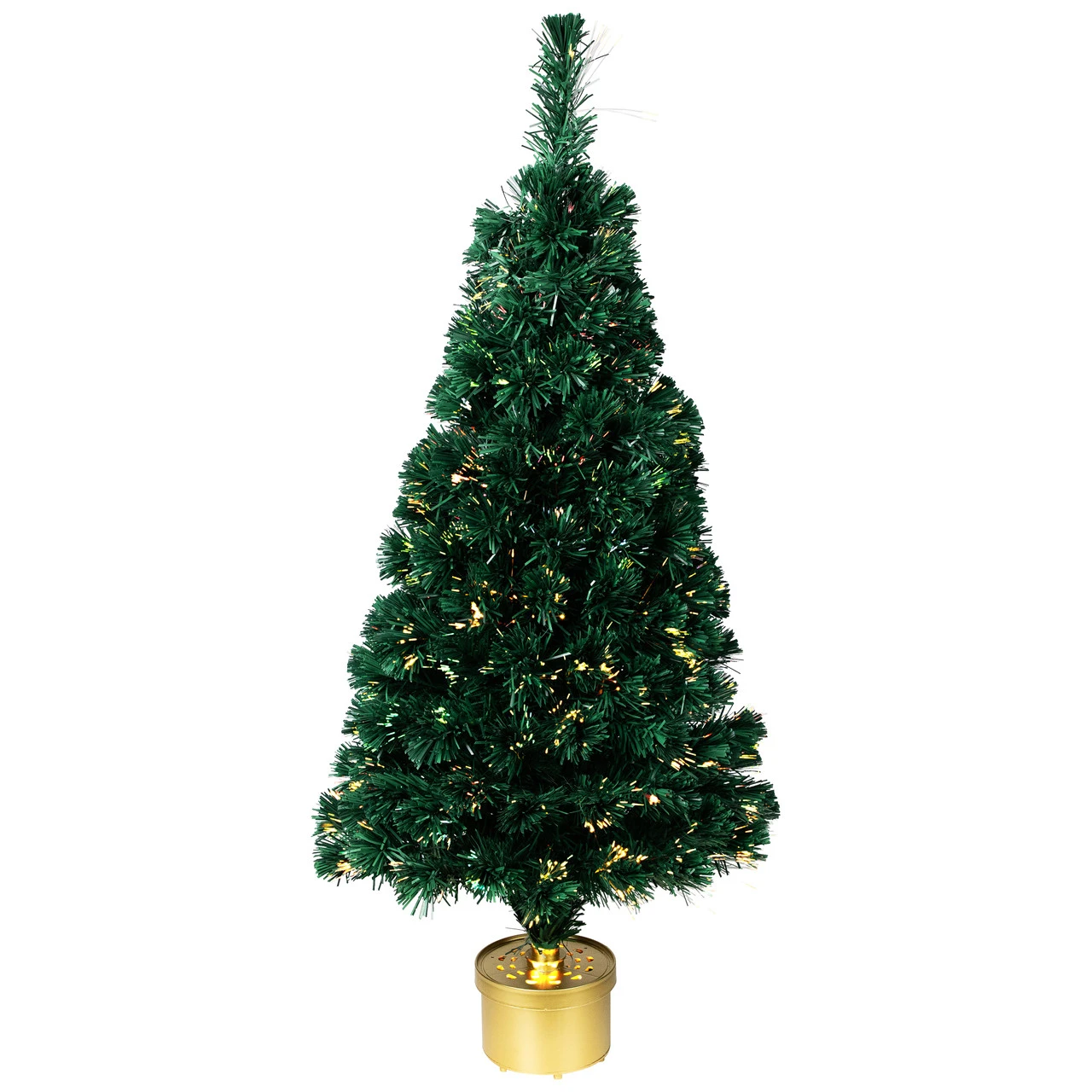 4' Pre-Lit Color Changing Fiber Optic Artificial Christmas Tree 4 4' Pre-Lit Color Changing Fiber Optic Artificial Christmas Tree - Image 2
