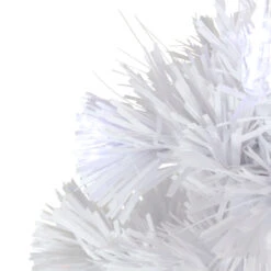 3' Pre-Lit LED Color Changing White Fiber Optic Artificial Christmas Tree -Christmas Decoration Store northlight j27048 5 00707.1683123303