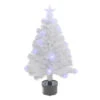 3' Pre-Lit White Fiber Optic Artificial Christmas Tree, White Lights 1 3' Pre-Lit White Fiber Optic Artificial Christmas Tree, White Lights -Christmas Decoration Store northlight j65105 41128.1683034940