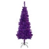 6' Pre-Lit Purple Artificial Tinsel Christmas Tree, Clear Lights 2 6' Pre-Lit Purple Artificial Tinsel Christmas Tree, Clear Lights -Christmas Decoration Store northlight j92319 1 68430.1667663528