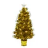 3' Pre-Lit Gold Fiber Optic Artificial Christmas Tree, White Lights 2 3' Pre-Lit Gold Fiber Optic Artificial Christmas Tree, White Lights -Christmas Decoration Store northlight j92343 1 57701.1667530318