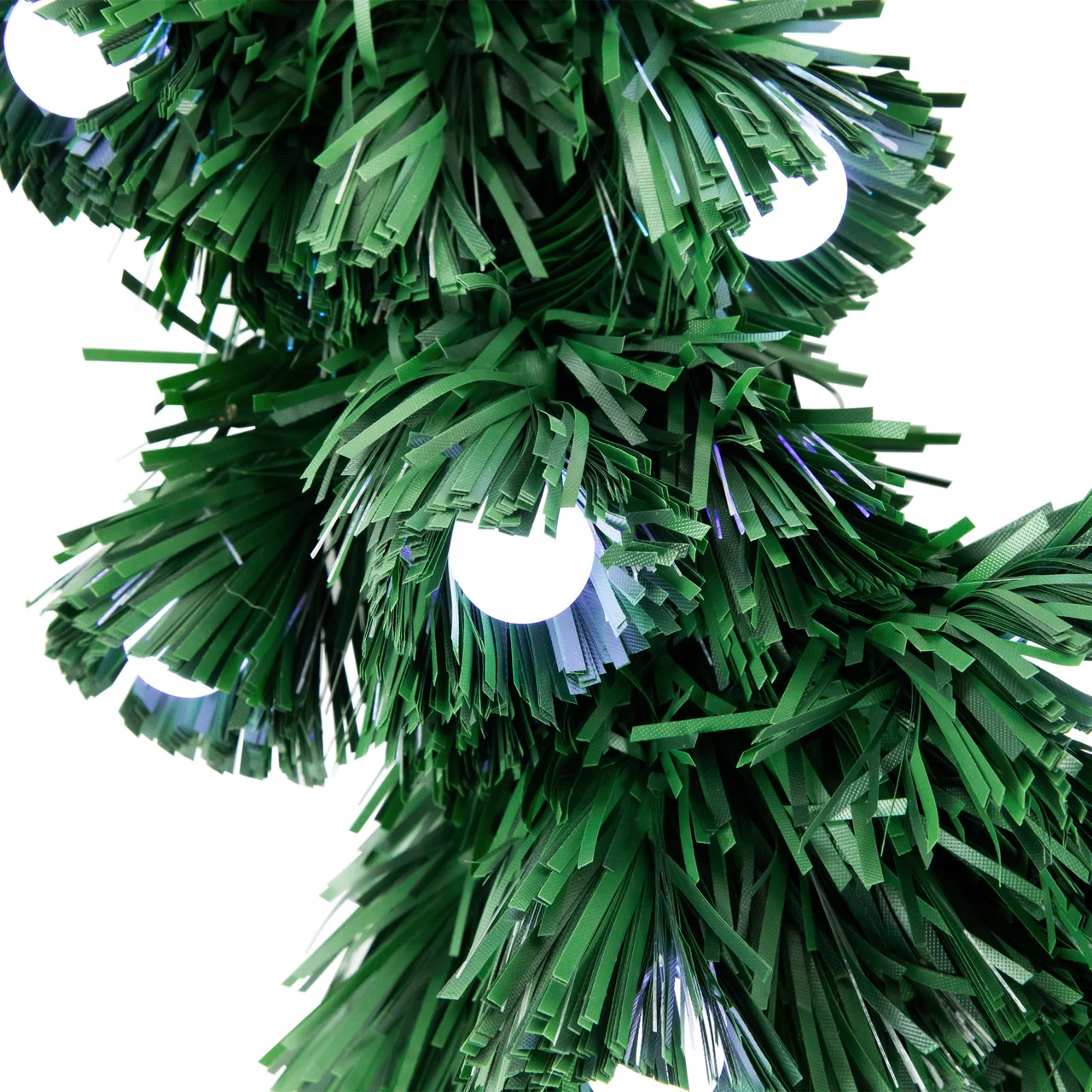 Pre-Lit Color Changing Fiber Optic Globe Lights Artificial Christmas Wreath, 12-Inch 4 Pre-Lit Color Changing Fiber Optic Globe Lights Artificial Christmas Wreath, 12-Inch - Image 2