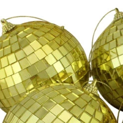 4ct Gold Mirrored Shiny Glass Christmas Ball Ornaments 4" (100mm) 6 4ct Gold Mirrored Shiny Glass Christmas Ball Ornaments 4" (100mm) -Christmas Decoration Store northlight lj04132 2 16537.1667574101