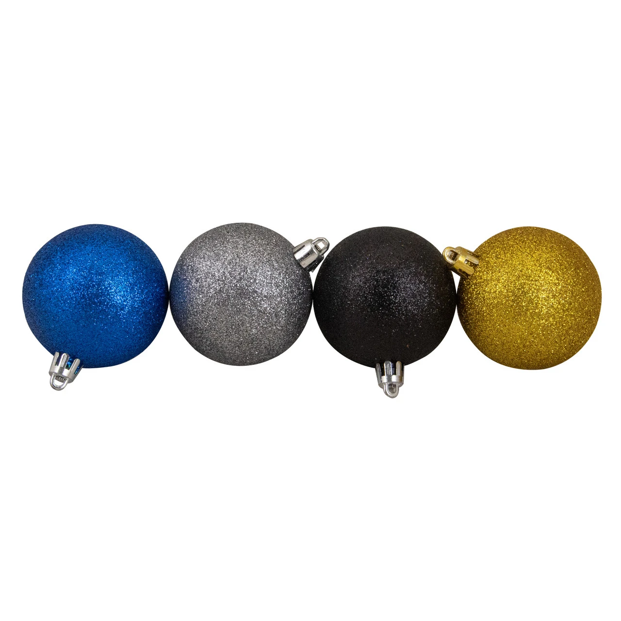 60ct Blue And Yellow Shatterproof 3-Finish Christmas Ball Ornaments 2.5" (60mm) 4 60ct Blue And Yellow Shatterproof 3-Finish Christmas Ball Ornaments 2.5" (60mm) - Image 2