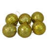 6ct Gold Mirrored Glass Disco Ball Christmas Ornaments 2.75" (70mm) 2 6ct Gold Mirrored Glass Disco Ball Christmas Ornaments 2.75" (70mm) -Christmas Decoration Store northlight lj34034 61210.1667488426