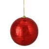 Red Mirrored Disco Christmas Ball Ornament 5.5" (140mm) -Christmas Decoration Store northlight lj34058 39532.1688067393